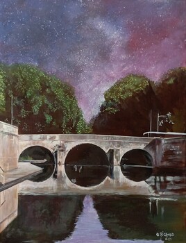 Châlons en Champagne, le Pont des Mariniers