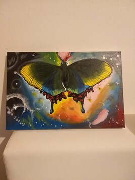 ???? Papillon en galaxie