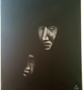 Old Iraqi woman and feared grandson