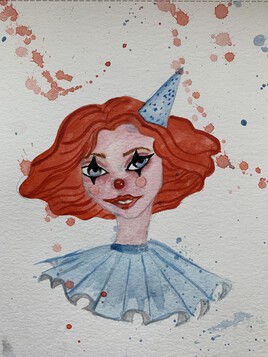 Femme clown