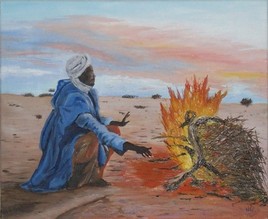touareg au coin du feu