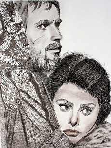 Charlton Eston & Sophia Loren