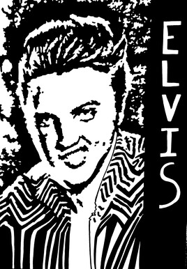 Portrait de Elvis Presley