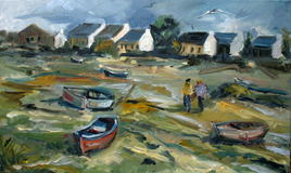 Le Guilvinec à marée basse