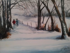 Balade enneig&eacute;e