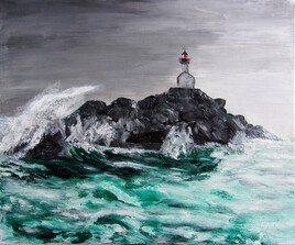 Fort vent d'OUEST sur T&eacute;v&eacute;nec