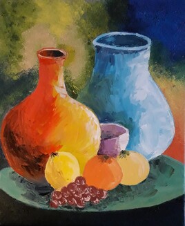 carafe et fruits