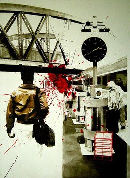 A la gare comme &agrave; la guerre