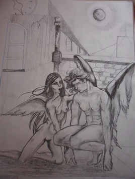 l'ange deçu par l'humanité