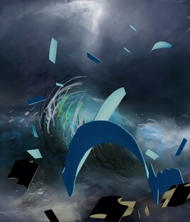 La mer agit&eacute;e...