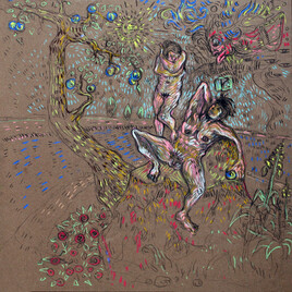 Projet toile ADAM ET EVE