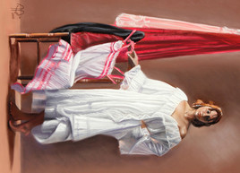 Sylvina, pose d'Atelier avec Vicente ROMERO