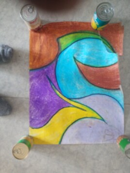 Plusieurs &oelig;uvres de ma p&eacute;riode du COVID