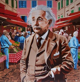 ALBERT EINSTEN  "  Pop Art  "