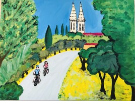 Abbaye de frigolet - retour à vélo