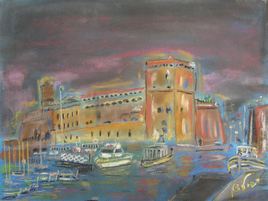 Marseille ~ Bateaux devant Fort St Jean