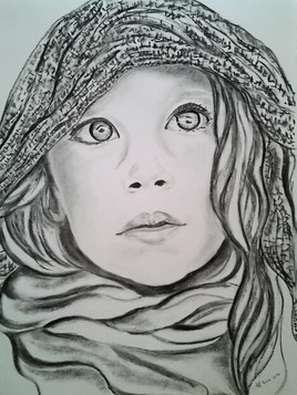 Petite fille au foulard