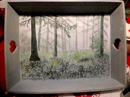 Plateau dans la for&ecirc;t