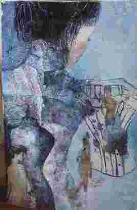 De dos : elle r&ecirc;ve elle imagine