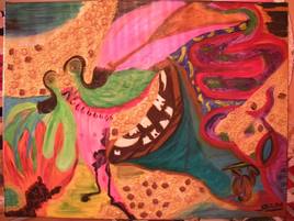 Coup&eacute;e en deux