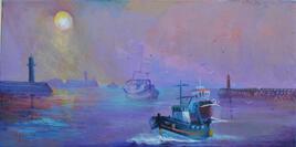 retour de p&ecirc;che port de Boulogne sur mer