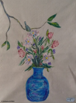 Curieuse M&eacute;sange noire