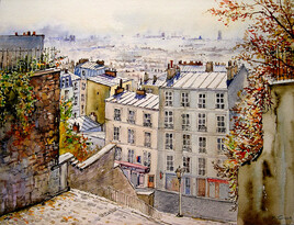 Montmartre, rue du Calvaire.