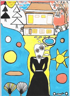 FEMME IMAGINAIRE          toujours en voyage....