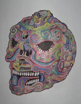 Crâne de guerrier aztec 2