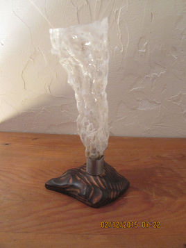 bouteille sculpture plastique