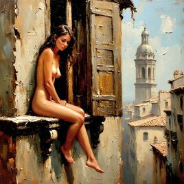 Nude on my Balcony II - 09