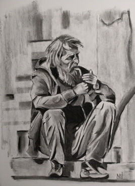 L'homme &agrave; la clope cass&eacute;e