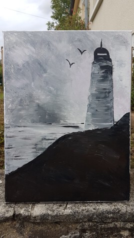 Le phare gris