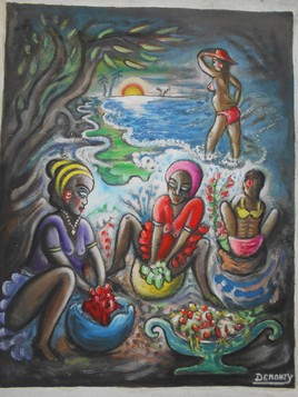 Les lavandières haitiennes