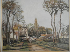 entr&eacute;e du village de voisin