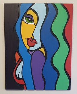 Miss Color - Tableau en relief