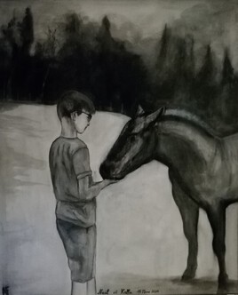 l'enfant et son cheval