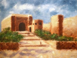 Kasbah des Oudayas II (autre angle de vue)