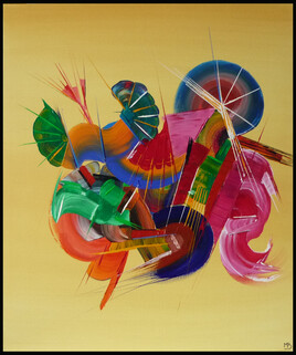 Peinture abstraite Musique