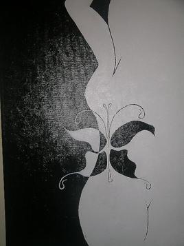Femme papillon