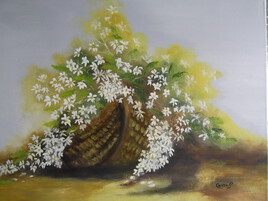 Panier de marguerites