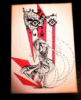 La danseuse de Rio sous la pluie