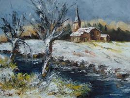 Eglise en hiver