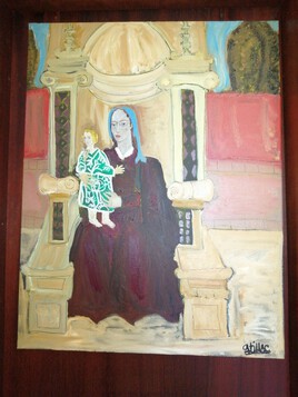 Vierge &agrave; l'enfant