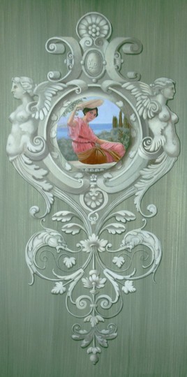 "Temps baroques", panneau mural d&eacute;coratif