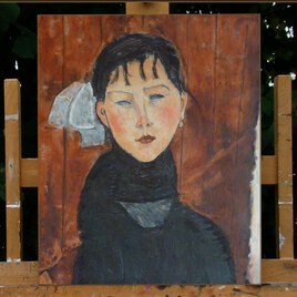 Copie de "La petite Marie" (de Modigliani)