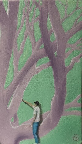 Arbre mauve