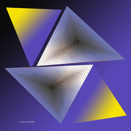 Triangulation bleu & or