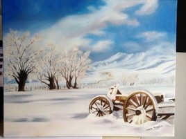 paysage enneig&eacute;