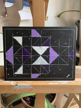 Purple triangle